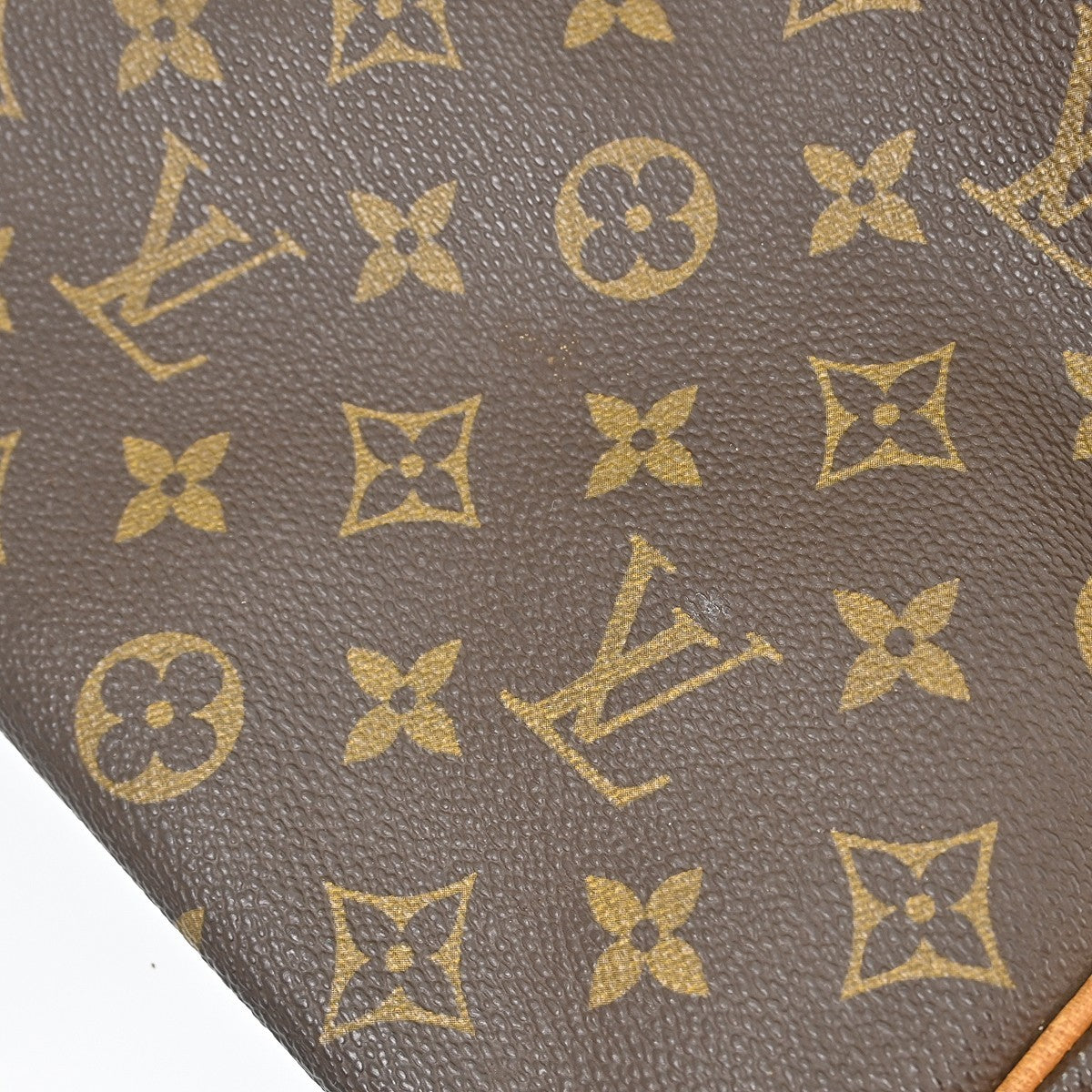 Louis Vuitton Speedy Handbag Monogram Canvas Brown Canvas Handbag (Pre-Owned)