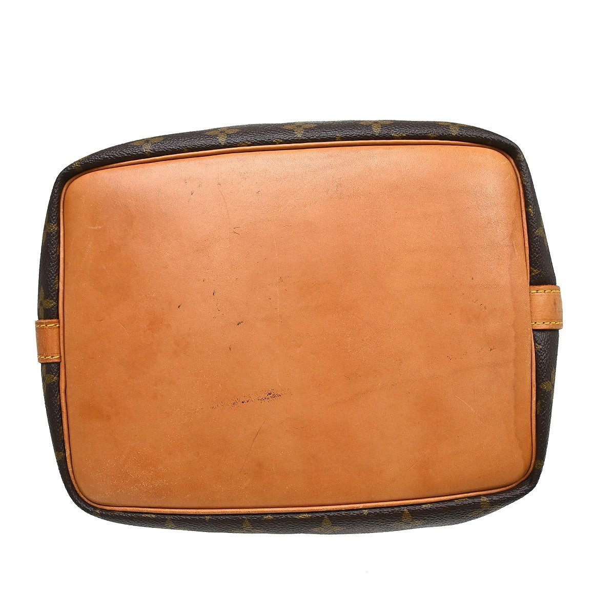 Louis Vuitton Petit Noe Handbag Monogram Canvas Brown Canvas Shoulder Bag Bag (Pre-Owned)