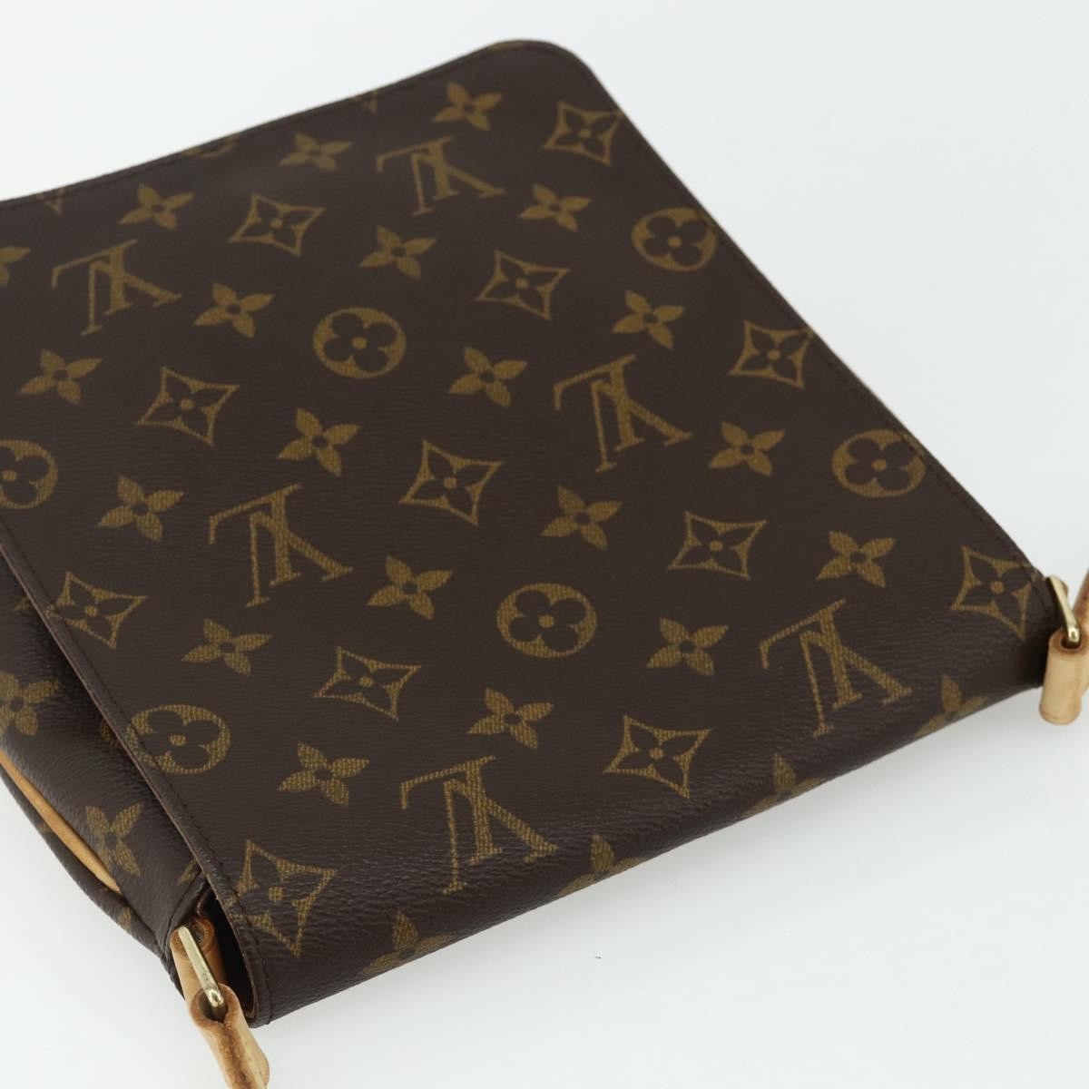 Louis Vuitton Musette Salsa Handbag Monogram Canvas Brown Canvas Shoulder Bag Bag (Pre-Owned)