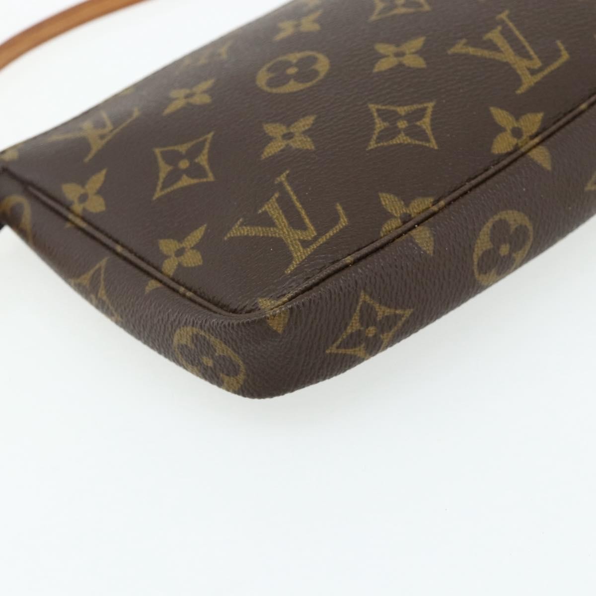 Louis Vuitton Pochette Accessoires Monogram Canvas Brown Canvas Clutche & Pouche Bag (Pre-Owned)