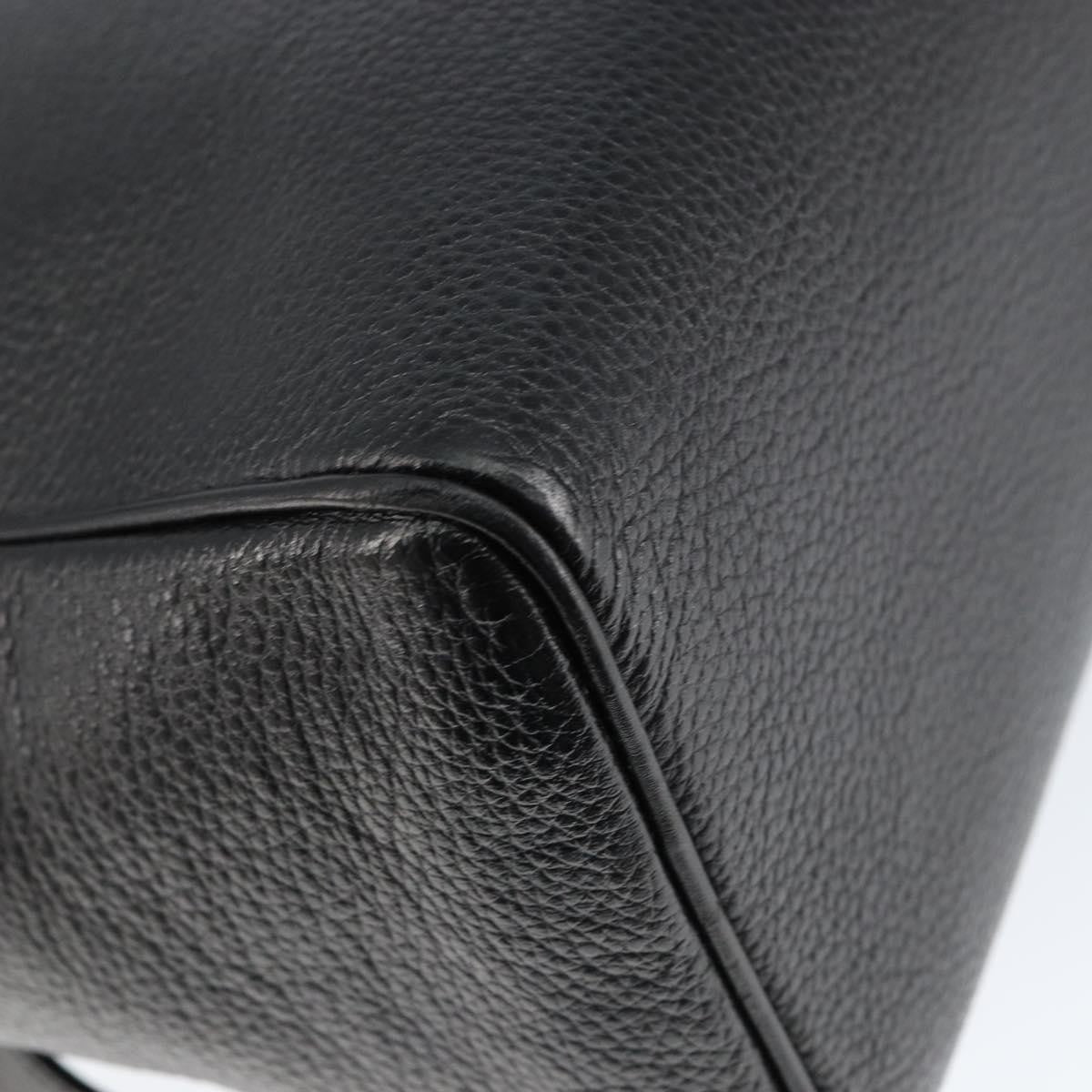 Celine Handbag Leather Black Leather Handbag (Pre-Owned)