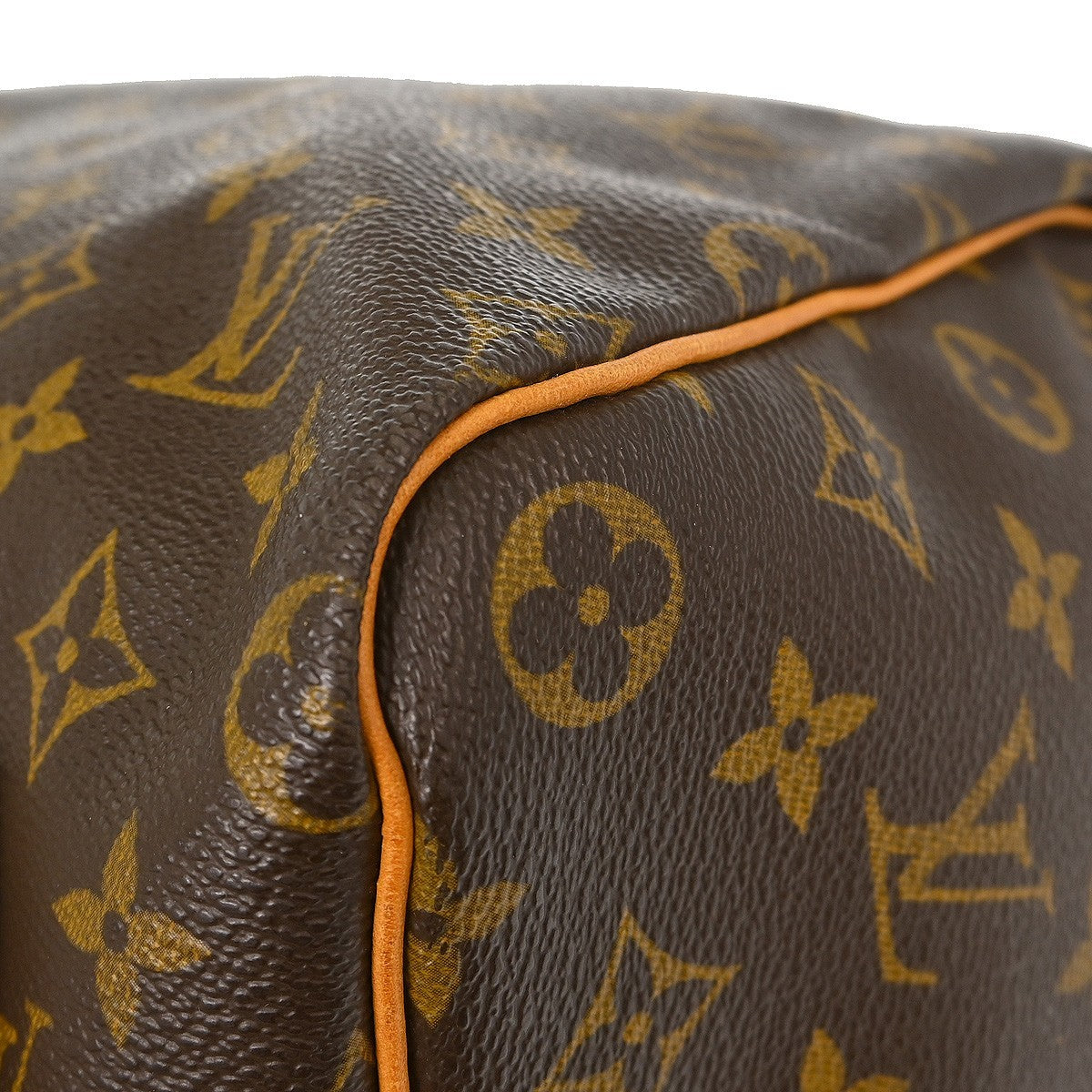 Louis Vuitton Speedy Handbag Monogram Canvas Brown Canvas Handbag (Pre-Owned)