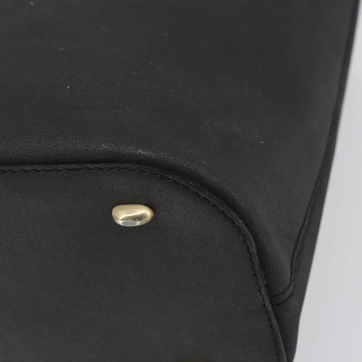 Celine Handbag Leather Black Leather Handbag (Pre-Owned)