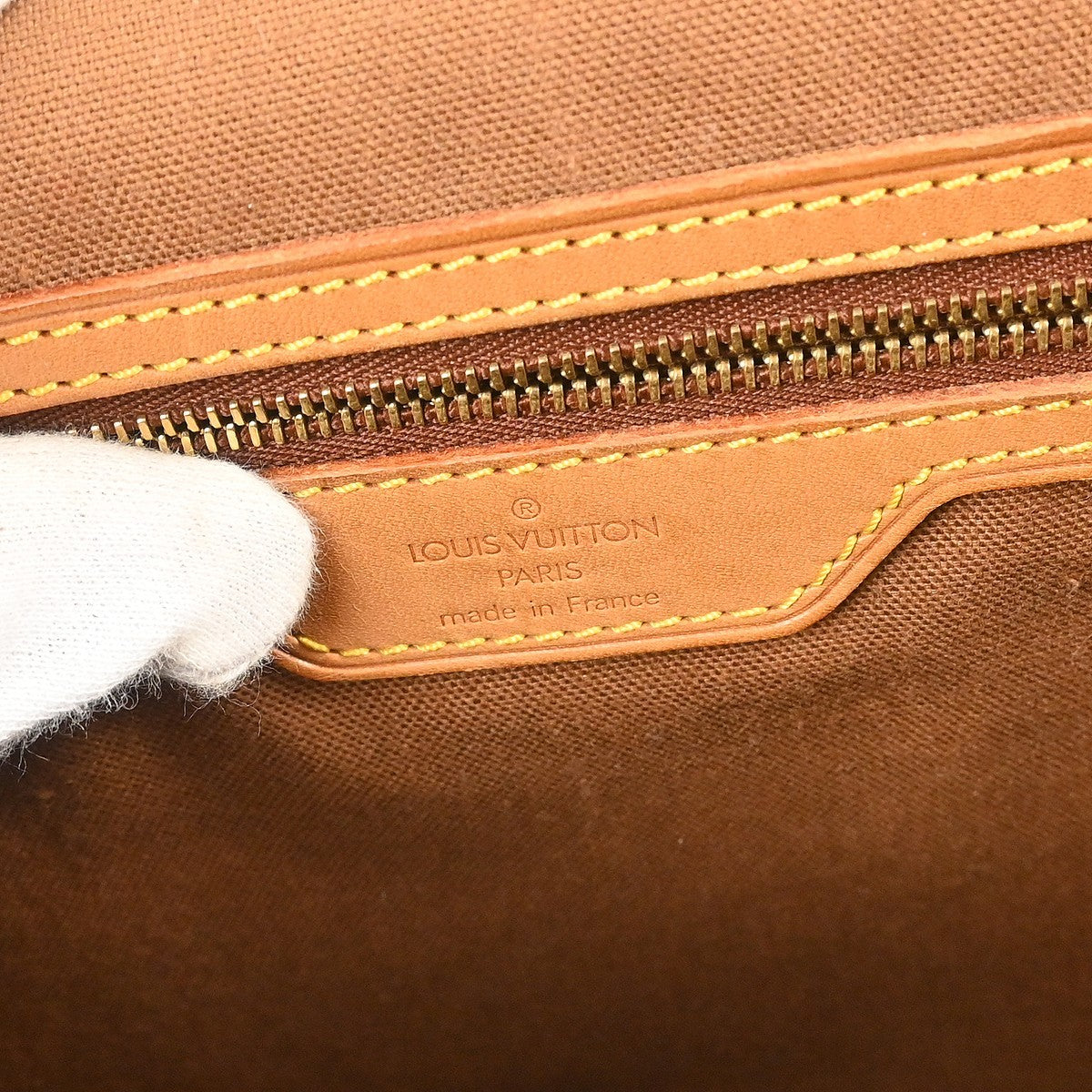Louis Vuitton Beverly Briefcase Monogram Canvas Brown Canvas Briefcase Bag (Pre-Owned)