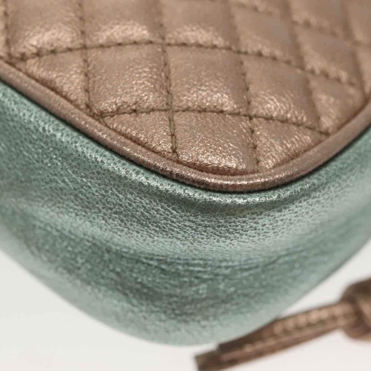 Gucci Trapuntata Camera Shoulder Bag Quilted Laminated Leather Multicolour Leather Shoulder Bag Bag (Pre-Owned)