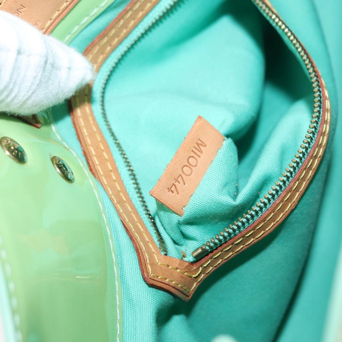 Louis Vuitton Reade Handbag Monogram Vernis Green Patent_Leather Tote Bag Bag (Pre-Owned)