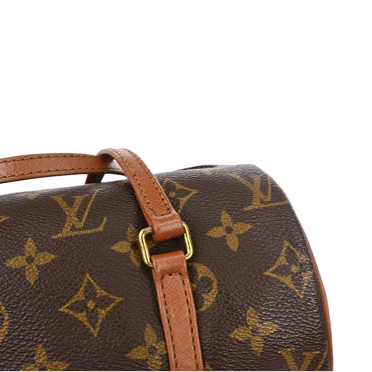 Louis Vuitton Papillon Handbag Monogram Canvas Brown Canvas Handbag (Pre-Owned)