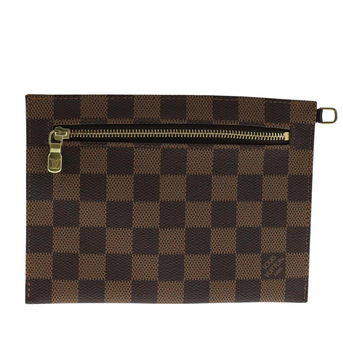 Louis Vuitton Clifton Pouch Damier Brown Canvas Clutche & Pouche Bag (Pre-Owned)