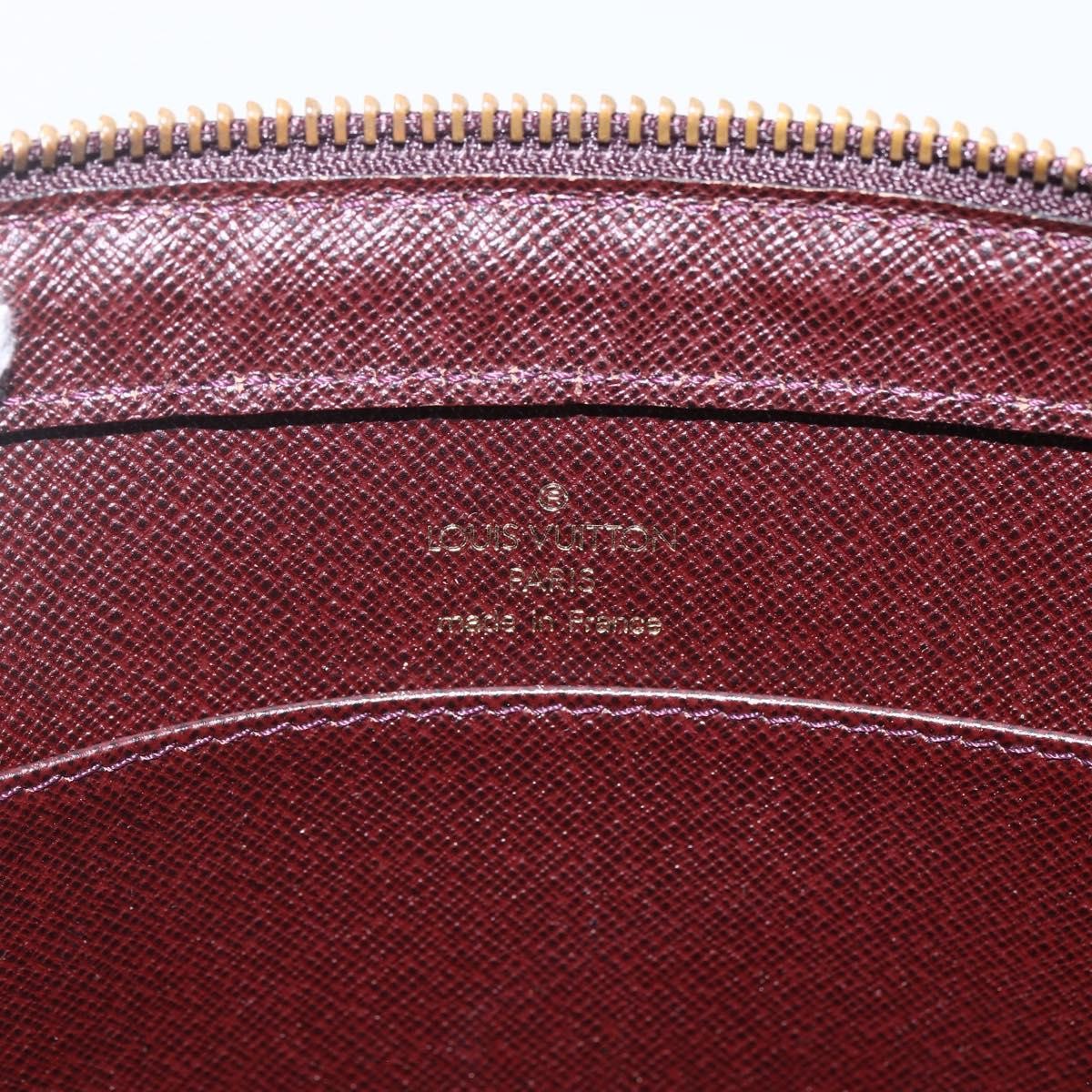 Louis Vuitton Pochette Baikal Clutch Taiga Leather Brown Leather Clutche & Pouche Bag (Pre-Owned)