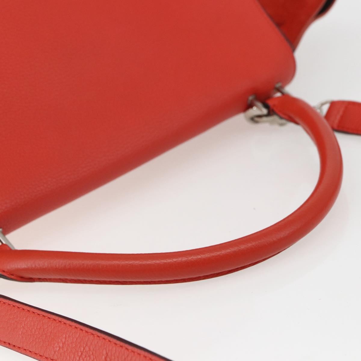 Celine Trapeze Bag Leather Red Leather Handbag (Pre-Owned)