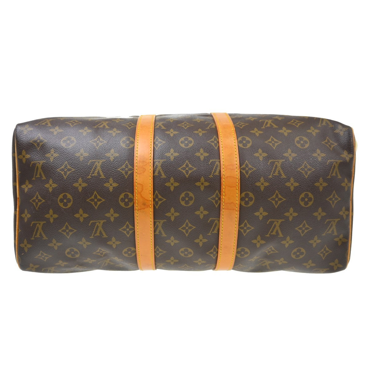 Louis Vuitton Keepall Bag Monogram Canvas Brown Canvas Travel Bag Bag (Pre-Owned)