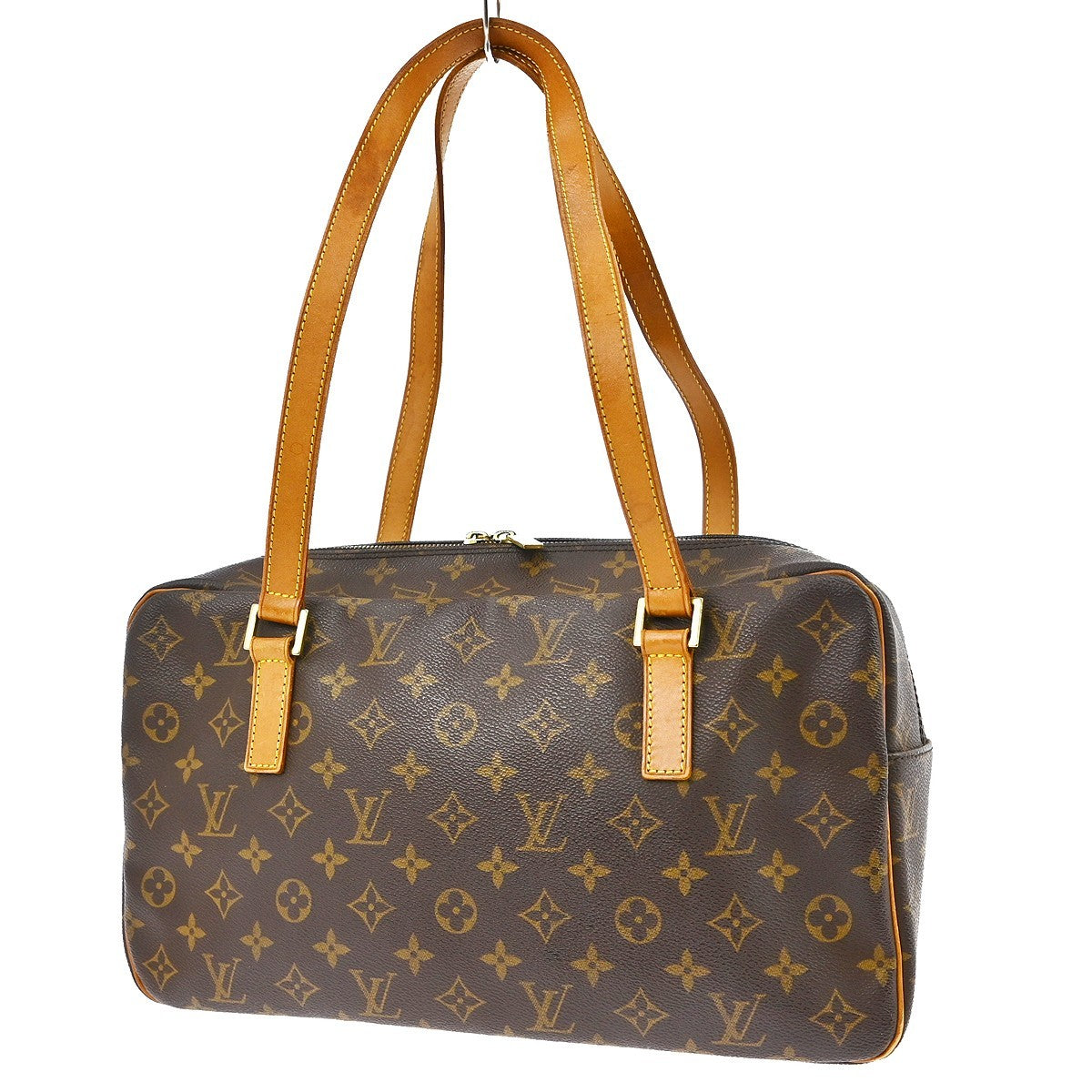 Louis Vuitton Cite Handbag Monogram Canvas Brown Canvas Shoulder Bag Bag (Pre-Owned)