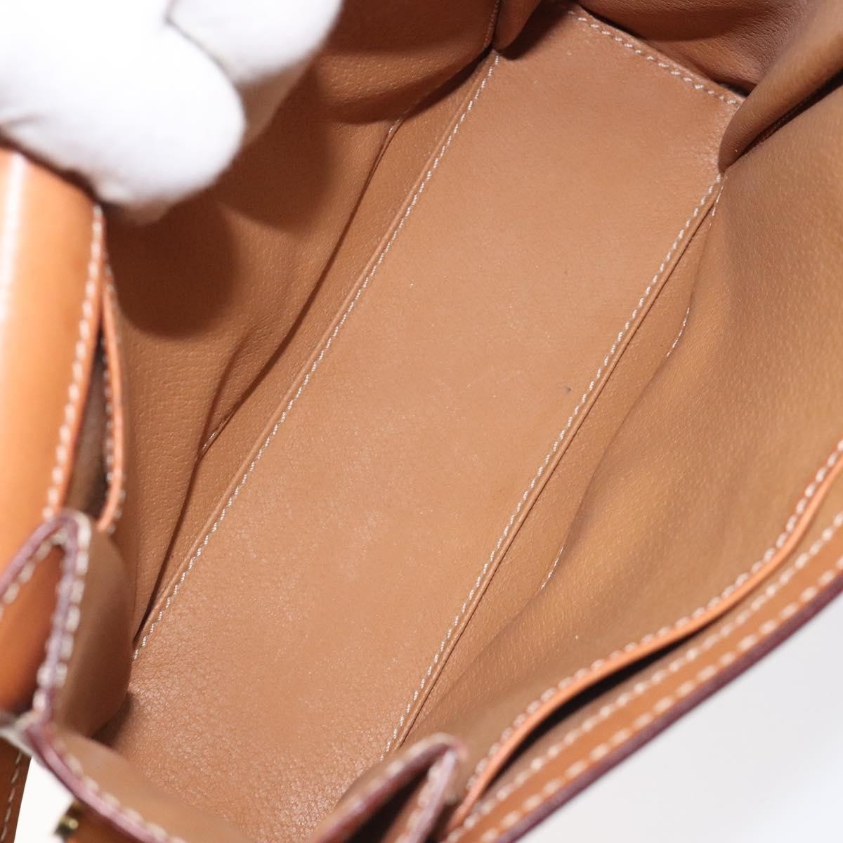 Celine Vintage Macadam Shoulder Bag Canvas And Leather Beige Canvas Shoulder Bag Bag (Pre-Owned)