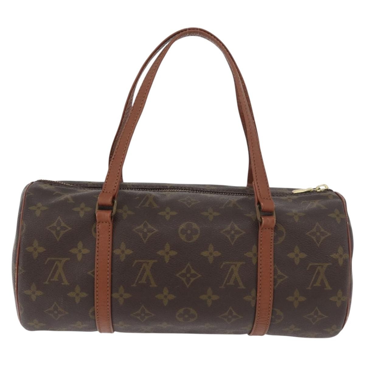 Louis Vuitton Papillon Handbag Monogram Canvas Brown Canvas Handbag (Pre-Owned)