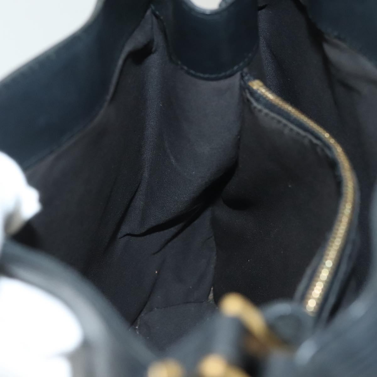 Louis Vuitton Mandara Handbag Epi Leather Black Leather Shoulder Bag Bag (Pre-Owned)