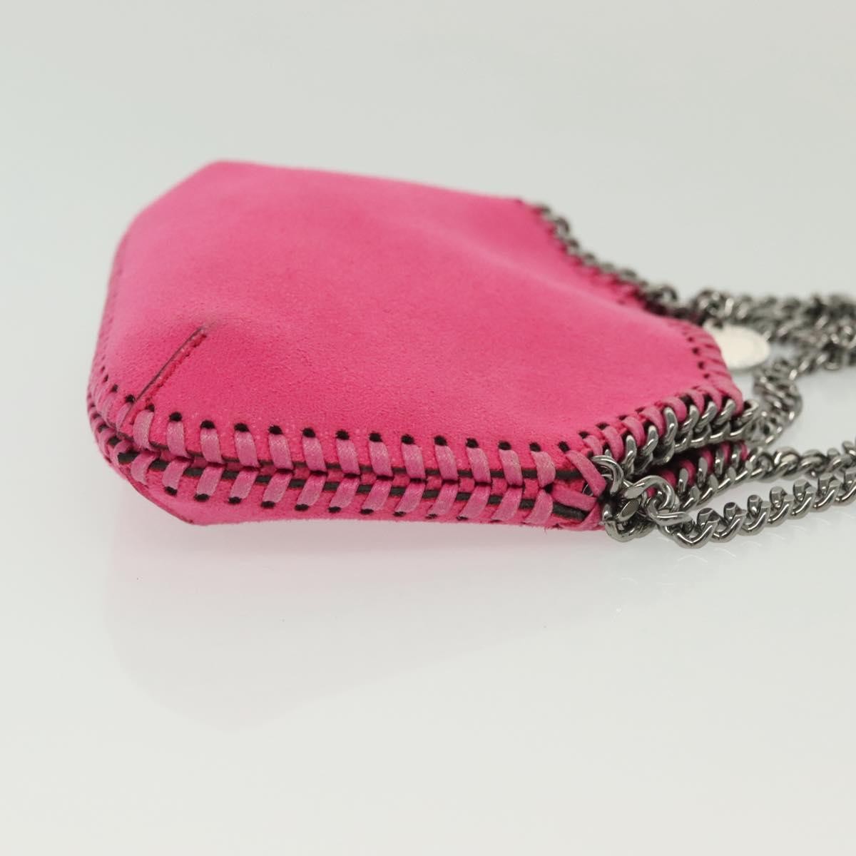Stella Mccartney Falabella Tote Suede Pink Suede Bag (Pre-Owned)