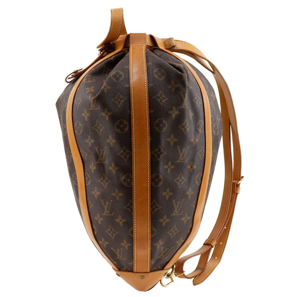 Louis Vuitton Romeo Gigli Handbag Monogram Canvas Brown Canvas Shoulder Bag Bag (Pre-Owned)
