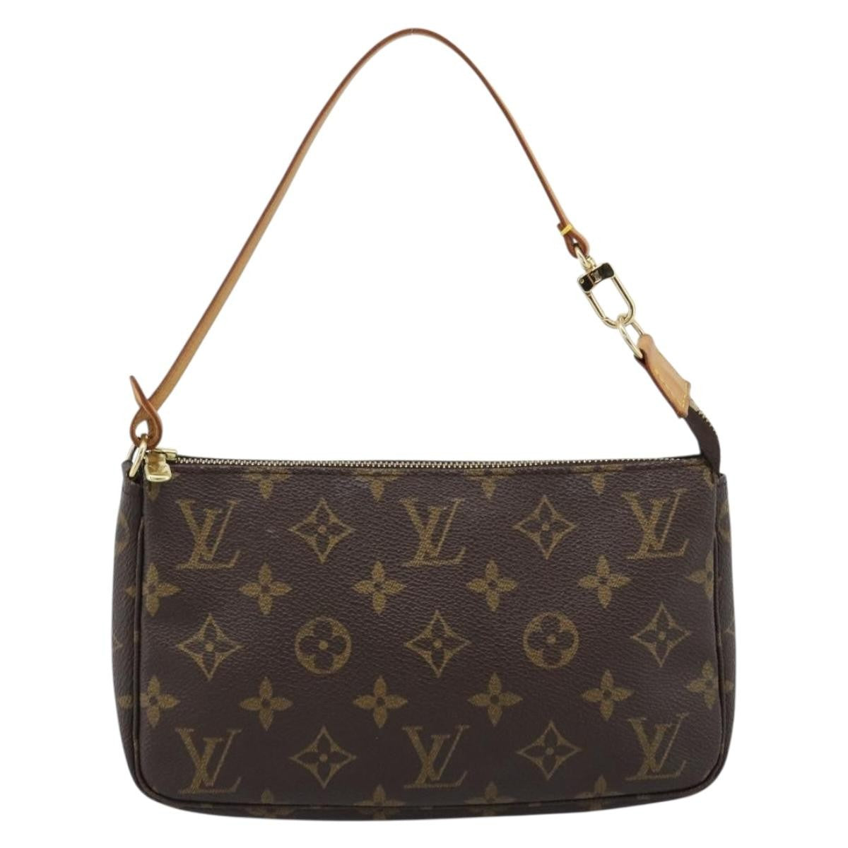 Louis Vuitton Pochette Accessoires Nm Monogram Canvas Brown Canvas Clutche & Pouche Bag (Pre-Owned)