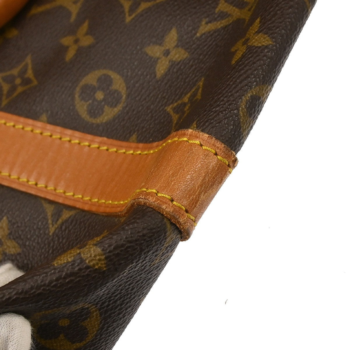Louis Vuitton Keepall Bag Monogram Canvas Brown Canvas Travel Bag Bag (Pre-Owned)