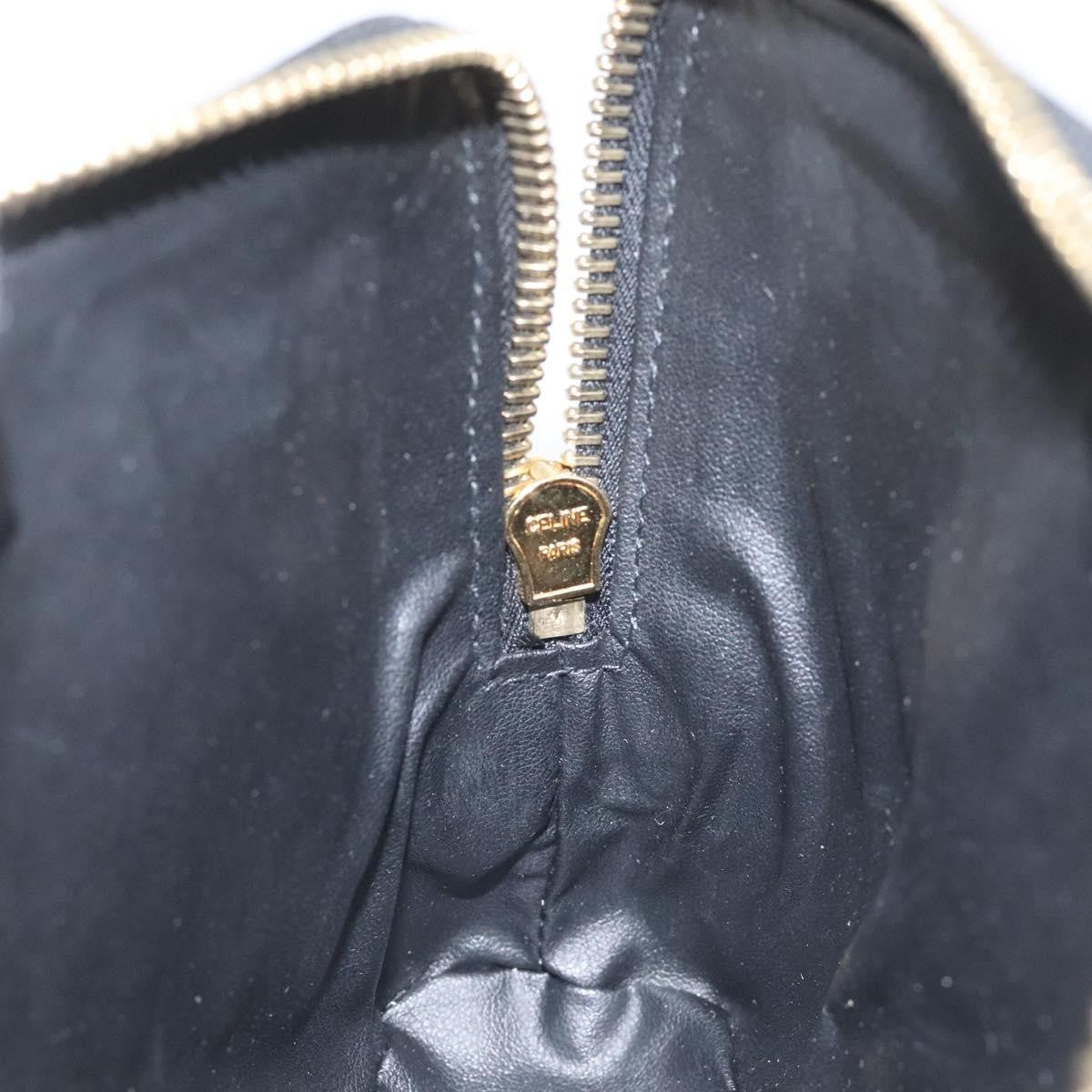 Celine Macadam Pochette Canvas And Leather Black Canvas Clutche & Pouche Bag (Pre-Owned)