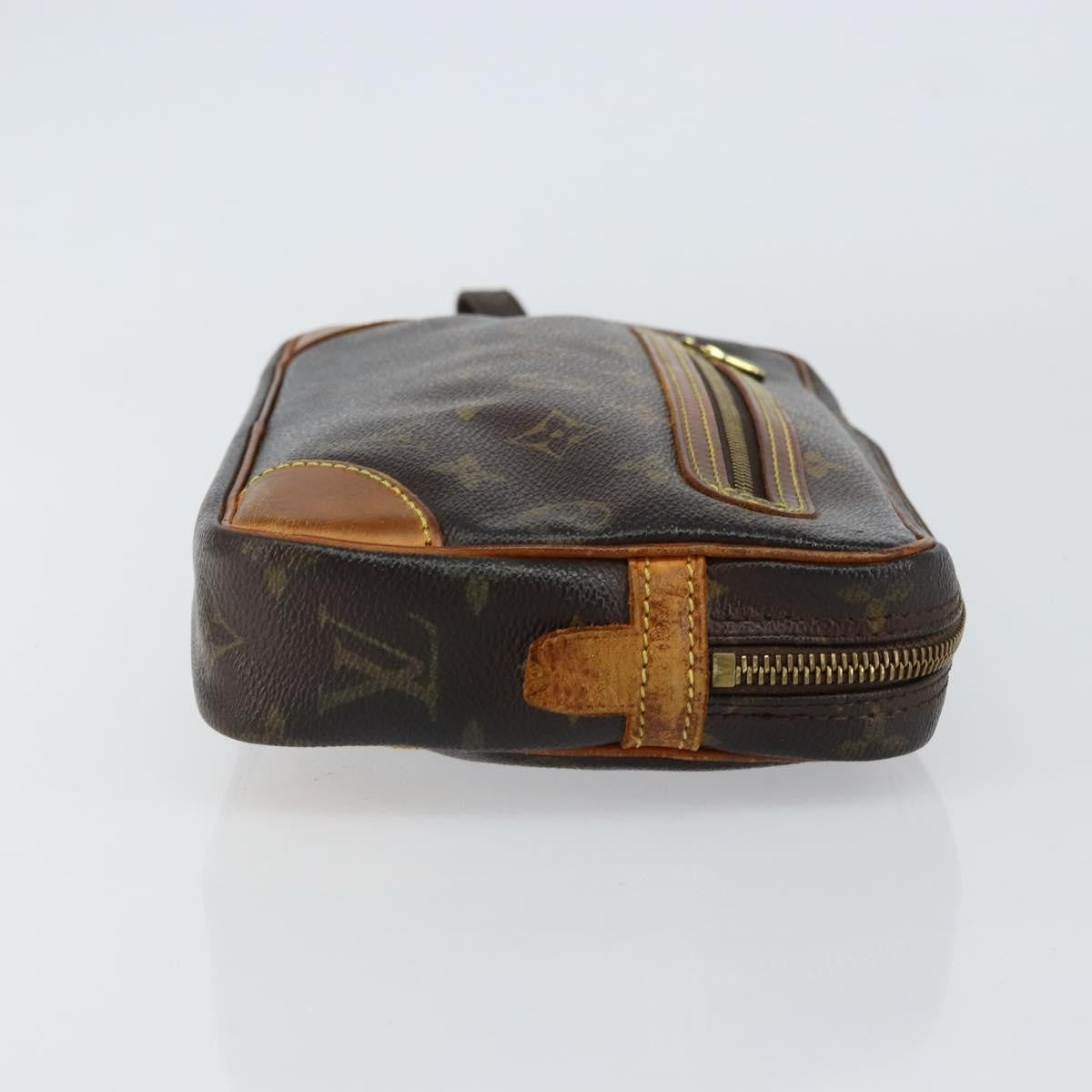 Louis Vuitton Marly Dragonne Clutch Monogram Canvas Brown Canvas Clutche & Pouche Bag (Pre-Owned)