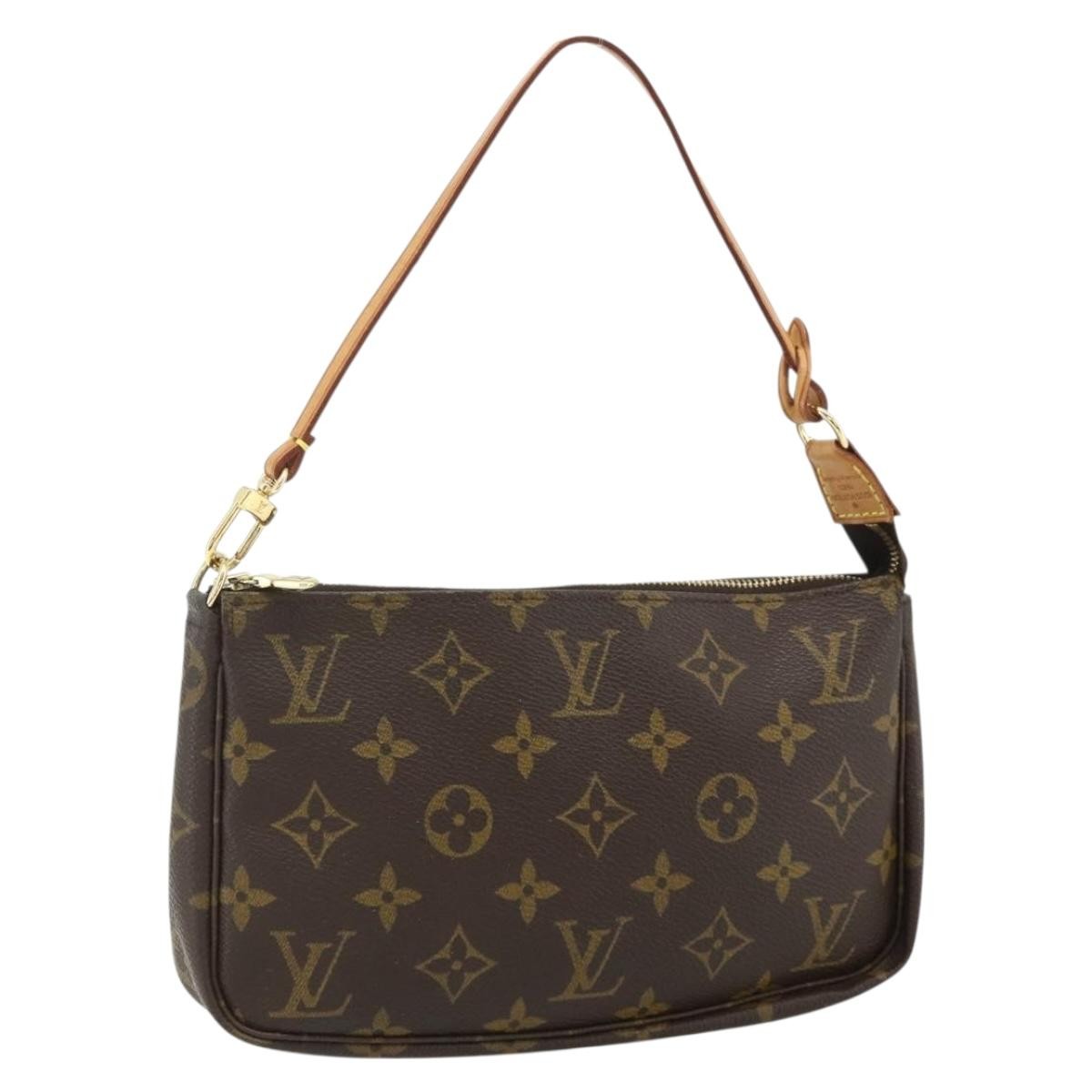 Louis Vuitton Pochette Accessoires Monogram Canvas Brown Canvas Clutche & Pouche Bag (Pre-Owned)