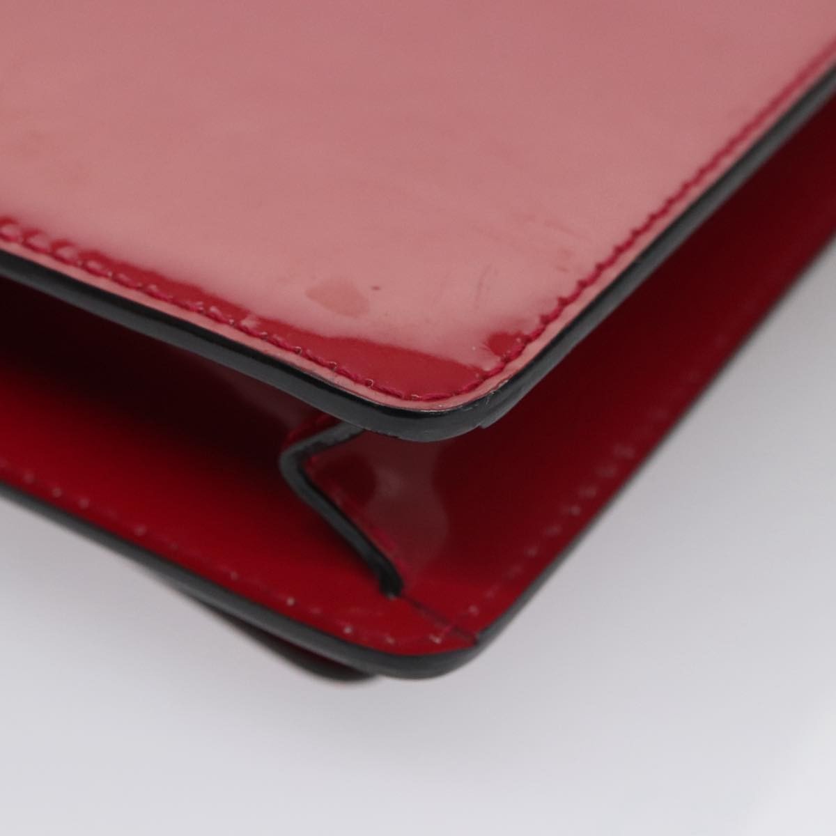 Louis Vuitton Monceau Handbag Vernis Red Patent_Leather Handbag (Pre-Owned)