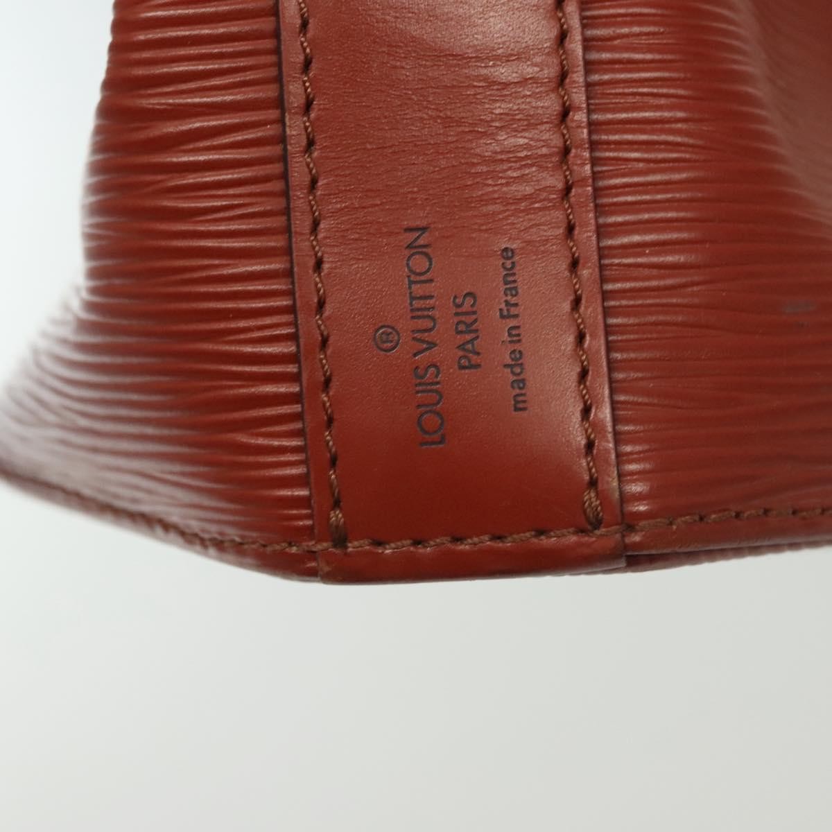 Louis Vuitton Vintage Sac D'epaule Handbag Epi Leather Brown Leather Bag (Pre-Owned)