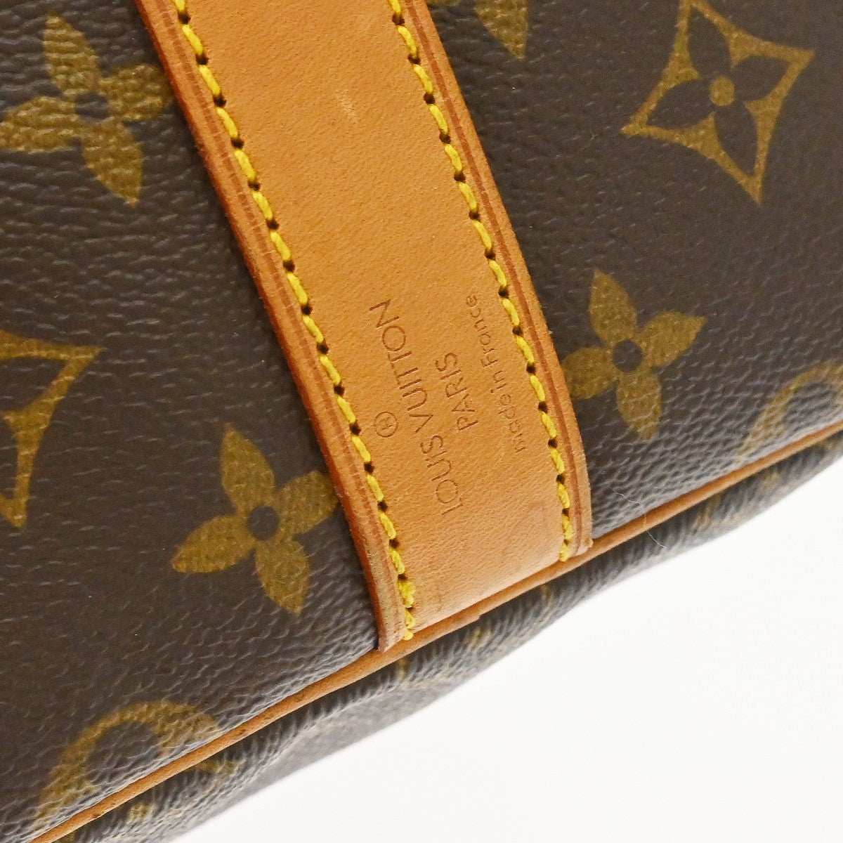 Louis Vuitton Keepall Bandouliere Bag Monogram Canvas Brown Canvas Travel Bag Bag (Pre-Owned)