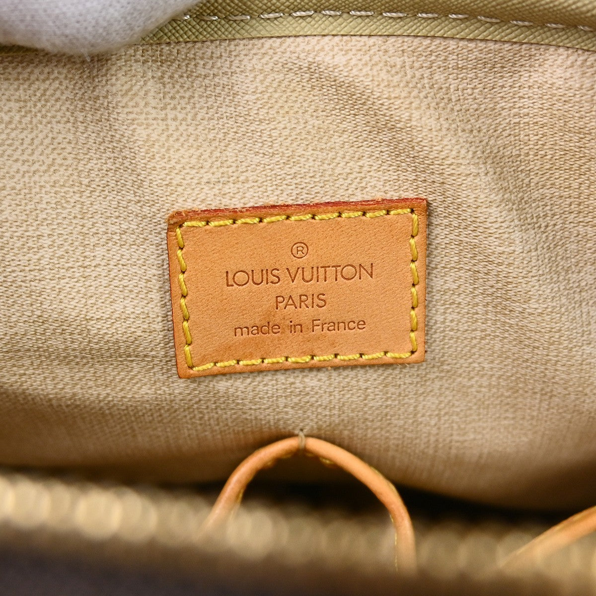 Louis Vuitton Trouville Handbag Monogram Canvas Brown Canvas Handbag (Pre-Owned)