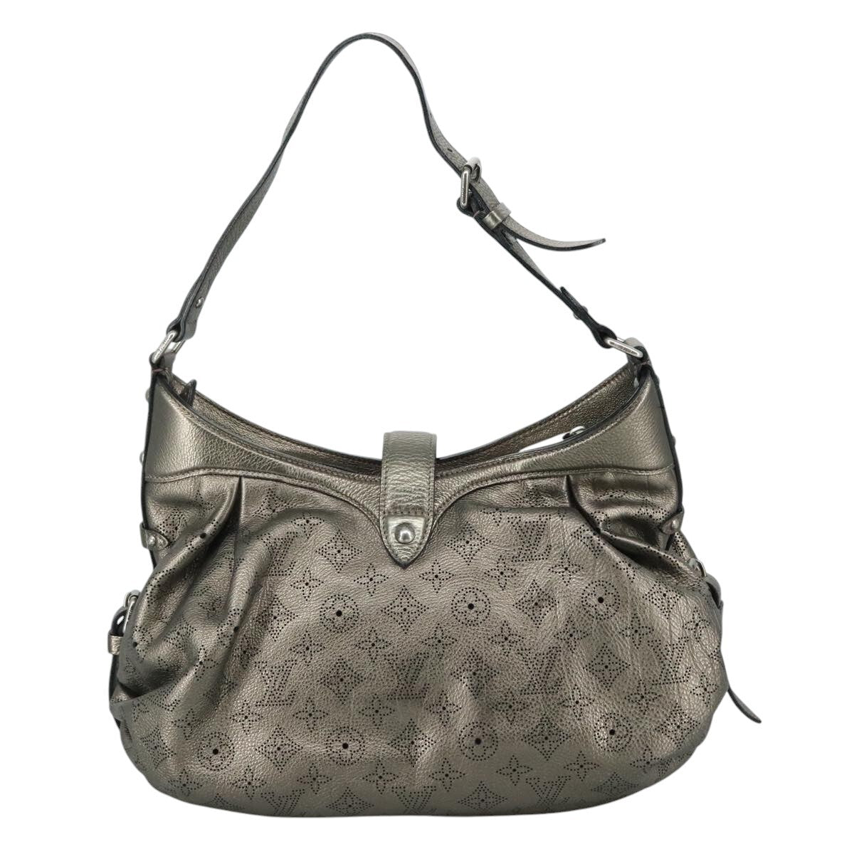 Louis Vuitton Xs Crossbody Bag Mahina Leather Metallic Canvas Shoulder Bag Bag (Pre-Owned)