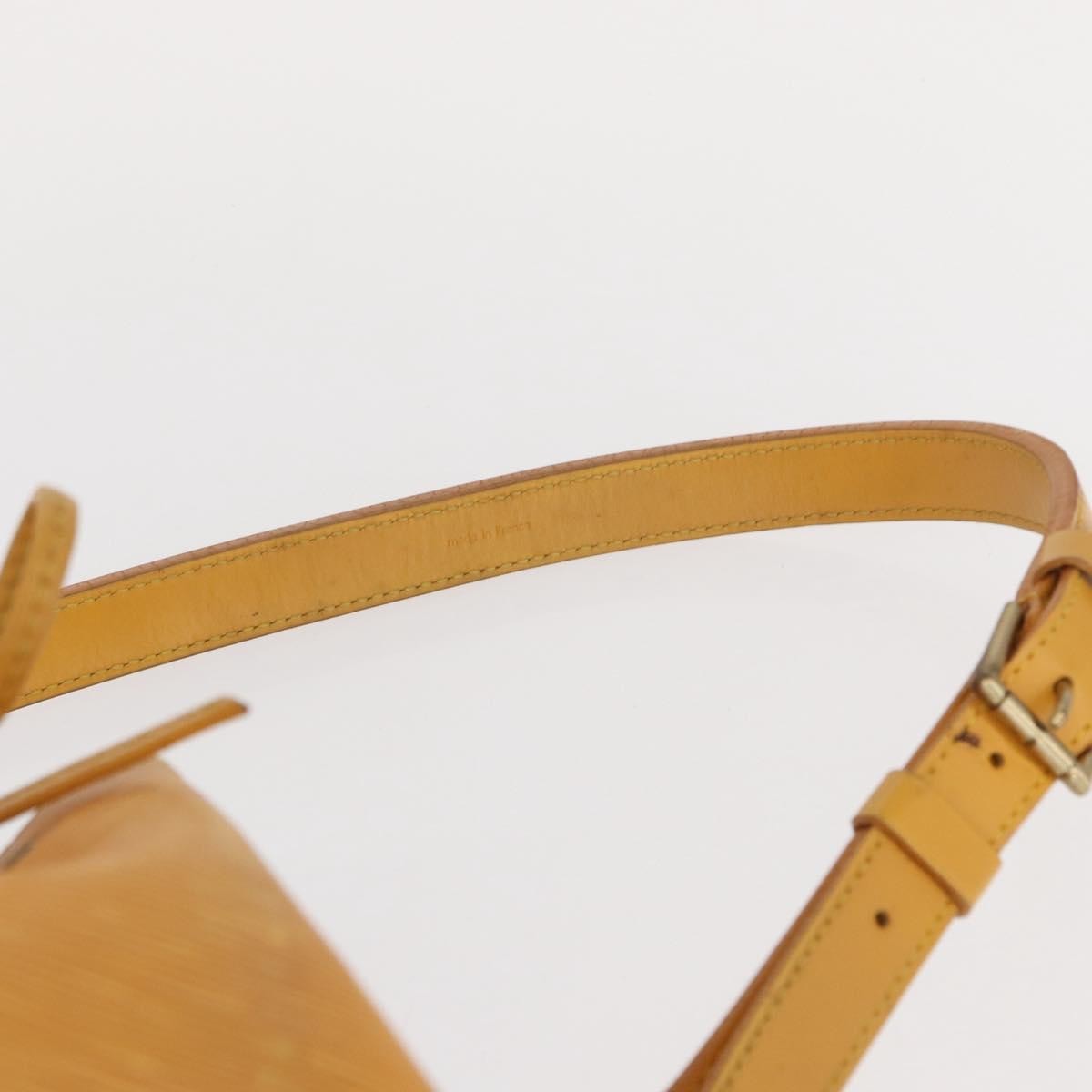 Louis Vuitton Petit Noe Handbag Epi Leather Yellow Leather Shoulder Bag Bag (Pre-Owned)