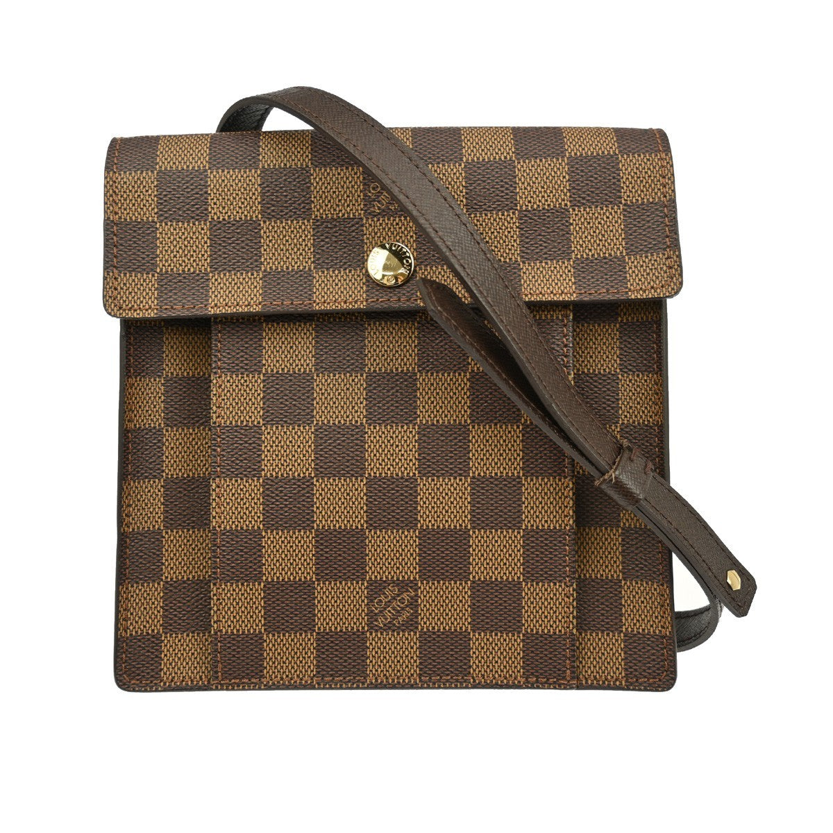 Louis Vuitton Pimlico Handbag Damier Brown Canvas Shoulder Bag Bag (Pre-Owned)