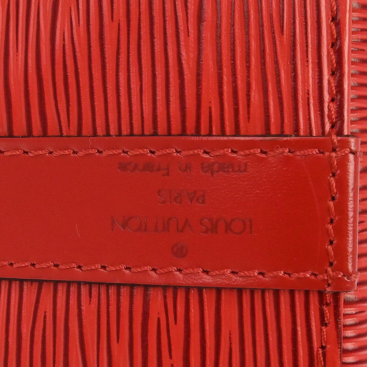 Louis Vuitton Noe Handbag Epi Leather Red Leather Shoulder Bag Bag (Pre-Owned)