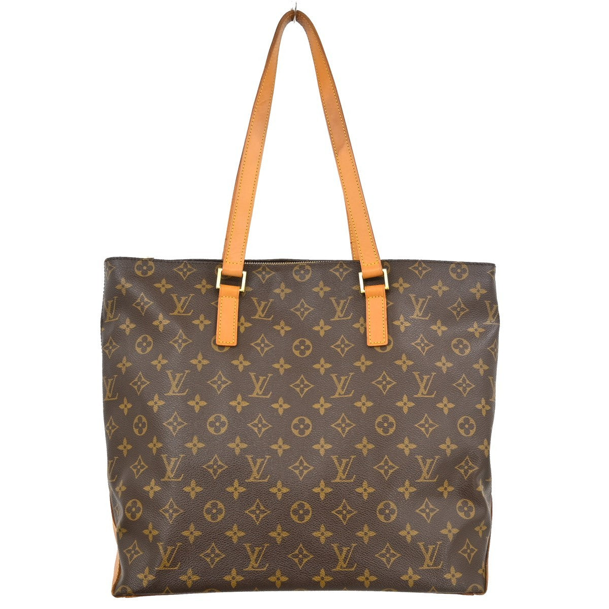 Louis Vuitton Cabas Mezzo Monogram Canvas Brown Canvas Tote Bag Bag (Pre-Owned)