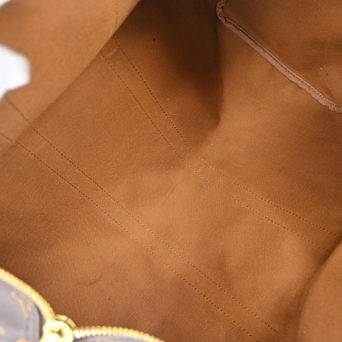 Louis Vuitton Keepall Bag Monogram Canvas Brown Canvas Travel Bag Bag (Pre-Owned)
