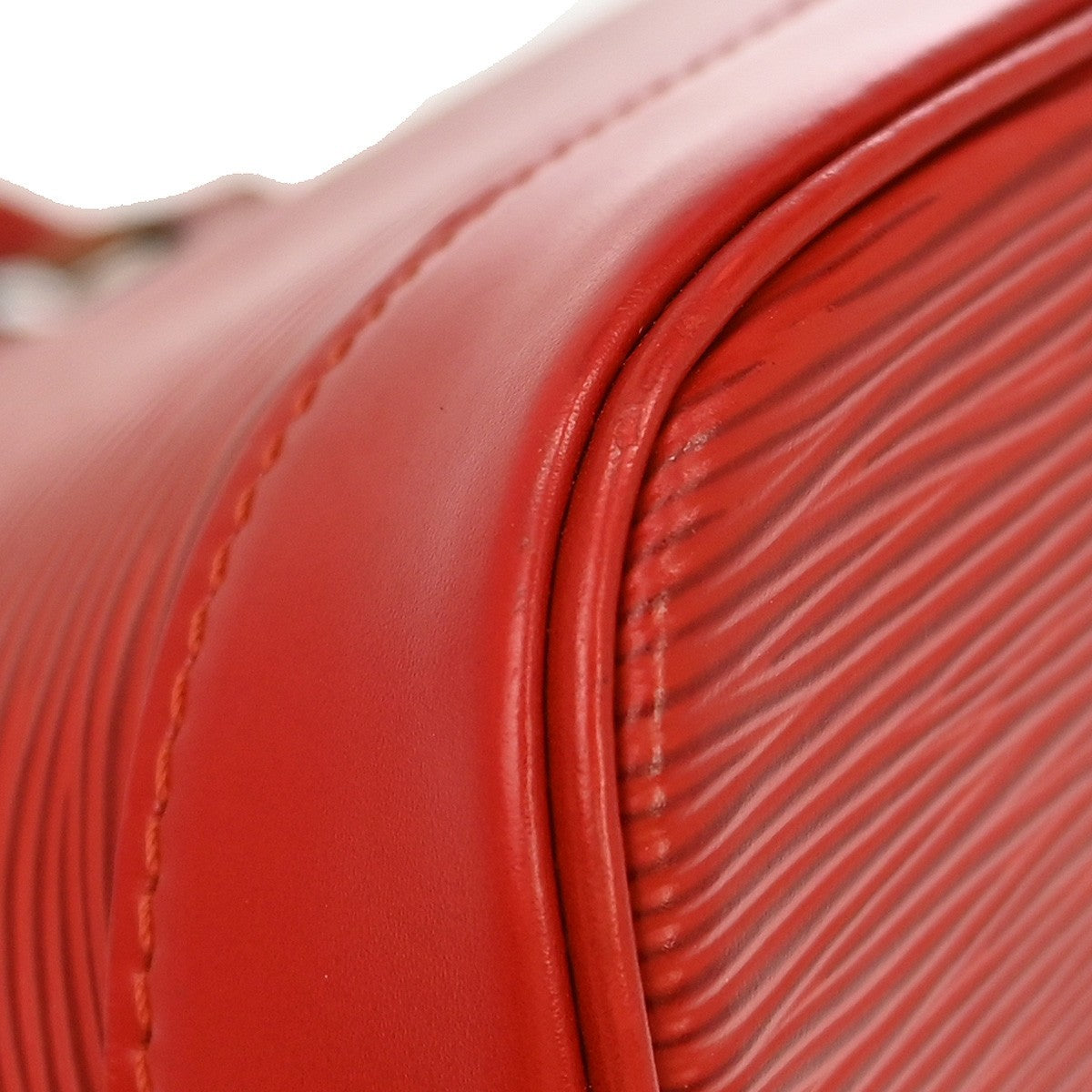 Louis Vuitton Vintage Alma Handbag Epi Leather Red Leather Handbag (Pre-Owned)
