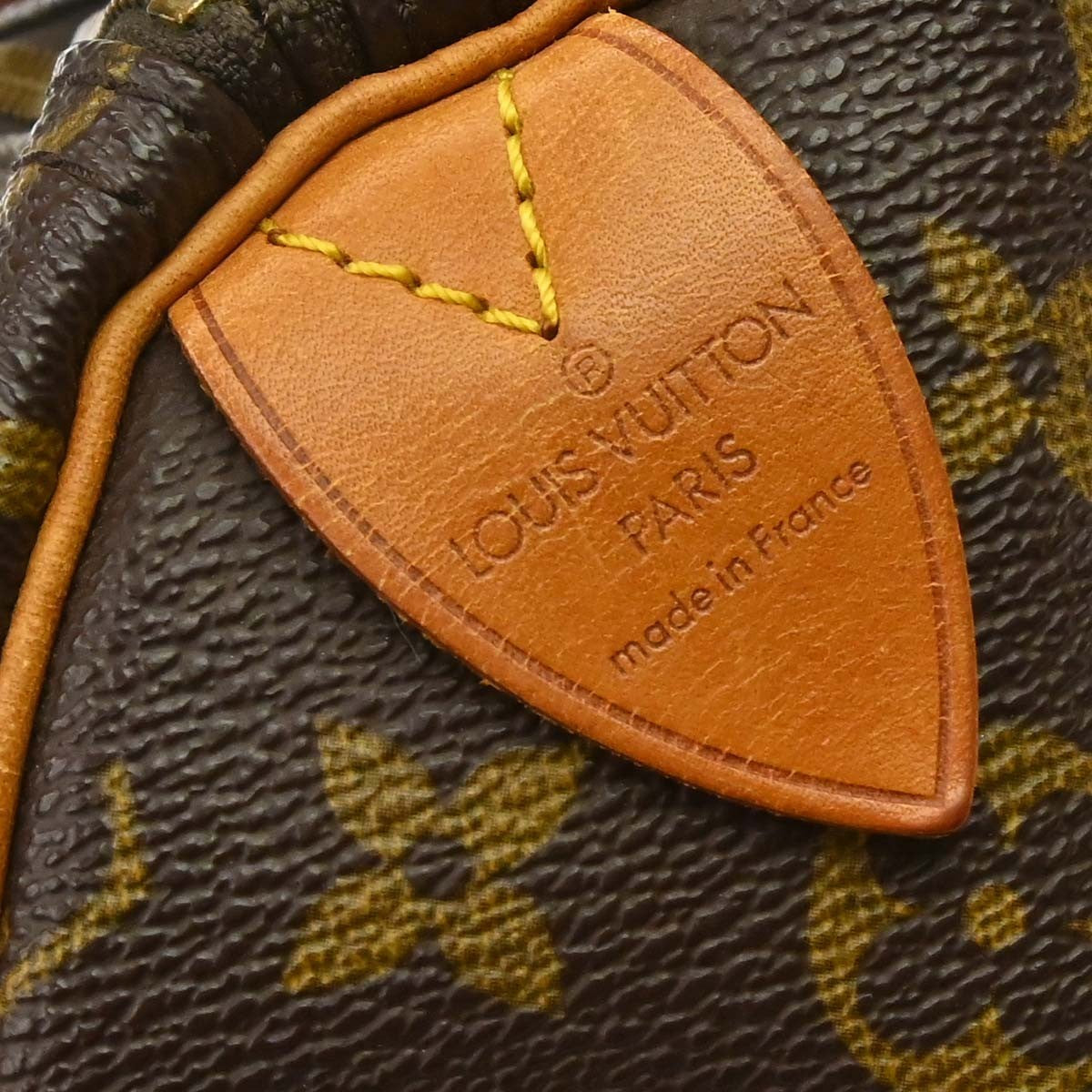 Louis Vuitton Speedy Handbag Monogram Canvas Brown Canvas Handbag (Pre-Owned)