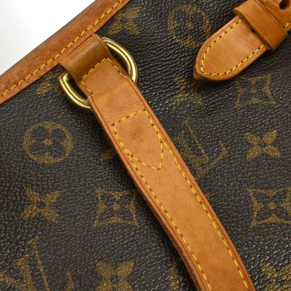 Louis Vuitton Batignolles Handbag Monogram Canvas Brown Canvas Shoulder Bag Bag (Pre-Owned)