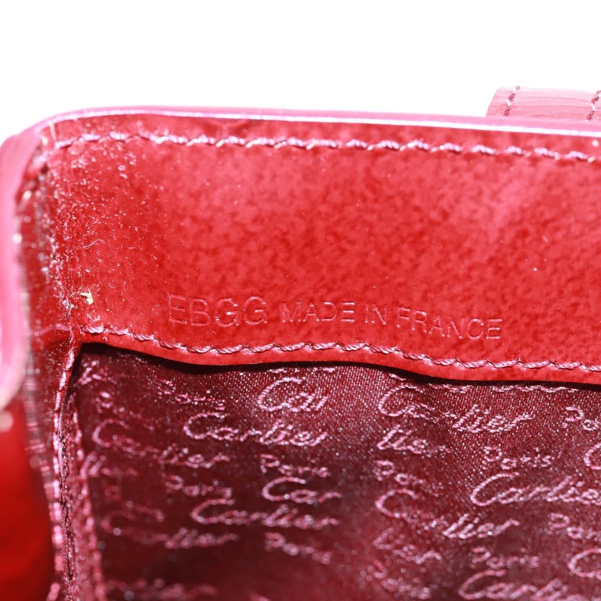 Cartier Happy Birthday Handbag Patent Leather Red Patent_Leather Handbag (Pre-Owned)