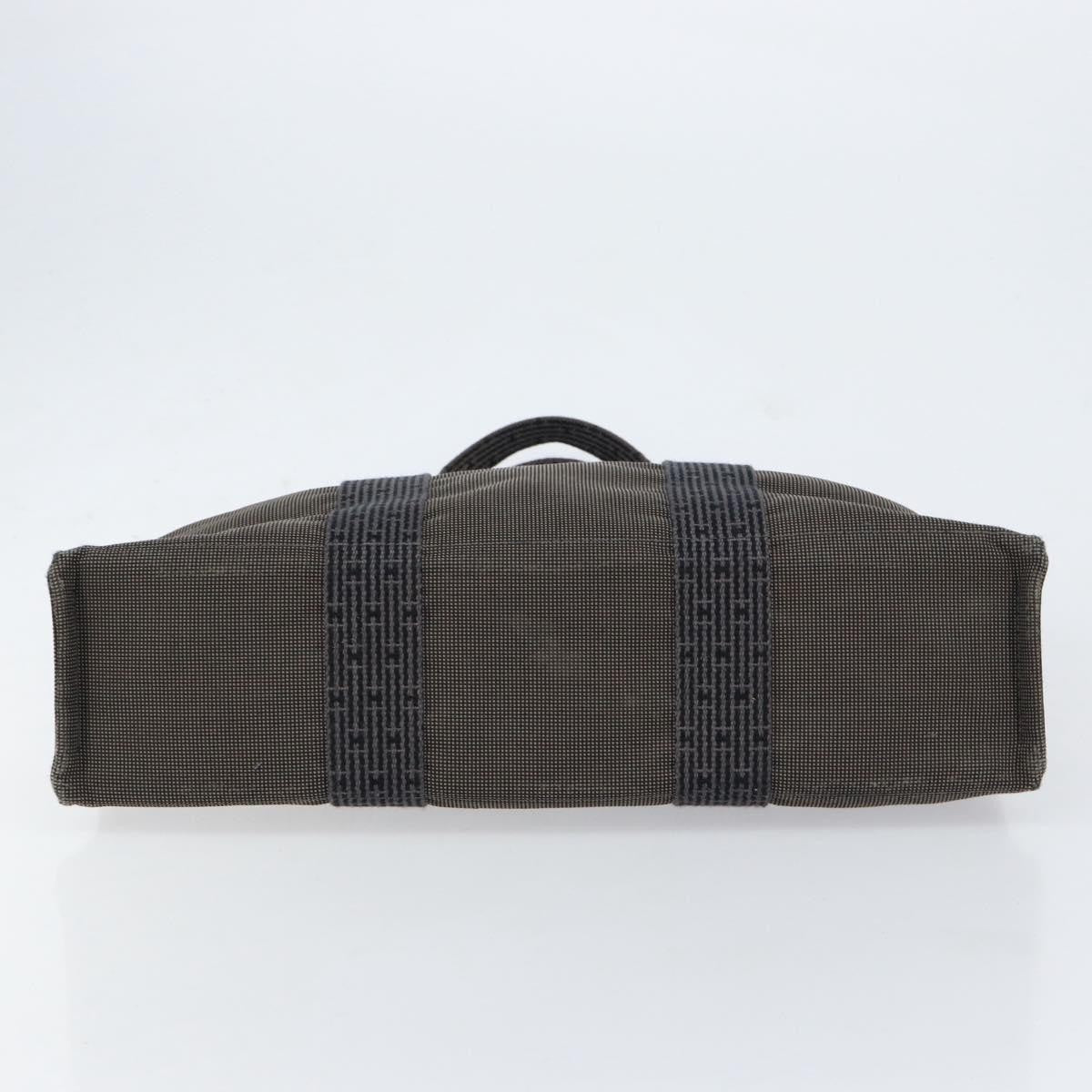 Hermes Fourre-Tout Herline Fourre-Tout Herline Gray Canvas Tote Bag Bag (Pre-Owned)