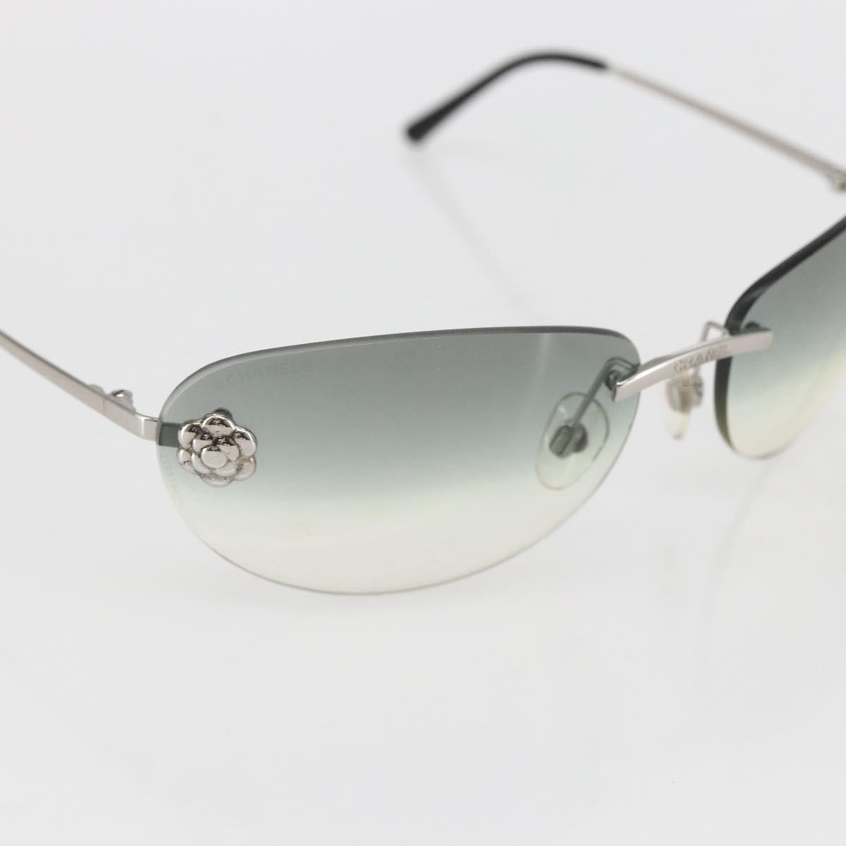 Chanel Camélia Sunglasses Metal Black Metal Sunglasse Accessory (Pre-Owned)