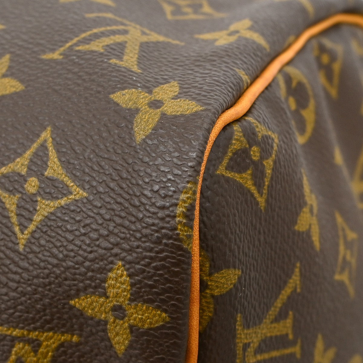Louis Vuitton Speedy Handbag Monogram Canvas Brown Canvas Handbag (Pre-Owned)