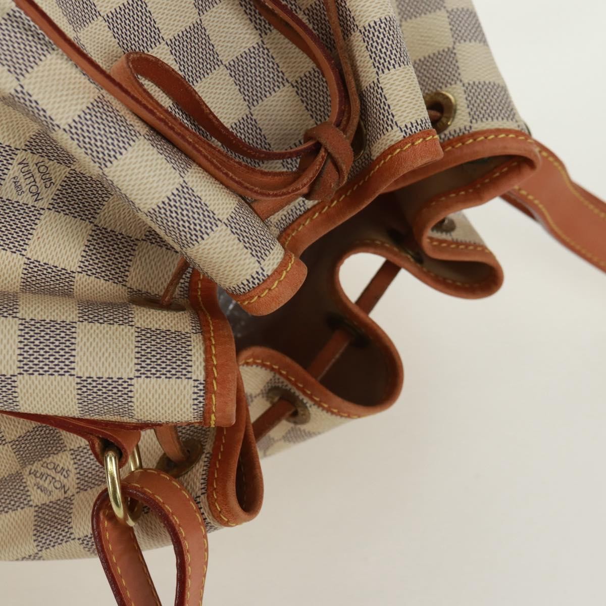 Louis Vuitton Noe Handbag Damier Beige Canvas Shoulder Bag Bag (Pre-Owned)