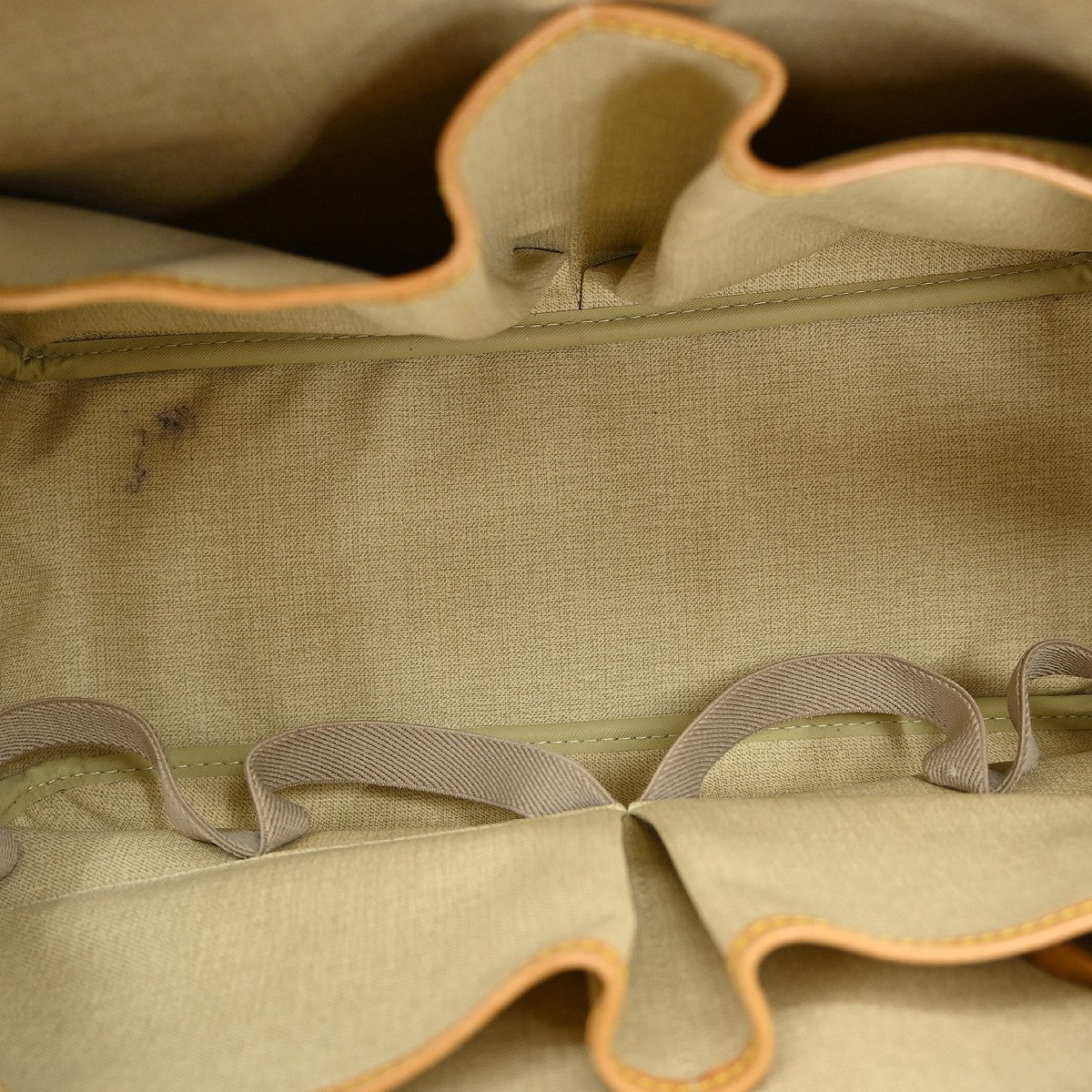 Louis Vuitton Deauville Handbag Monogram Canvas Brown Canvas Handbag (Pre-Owned)