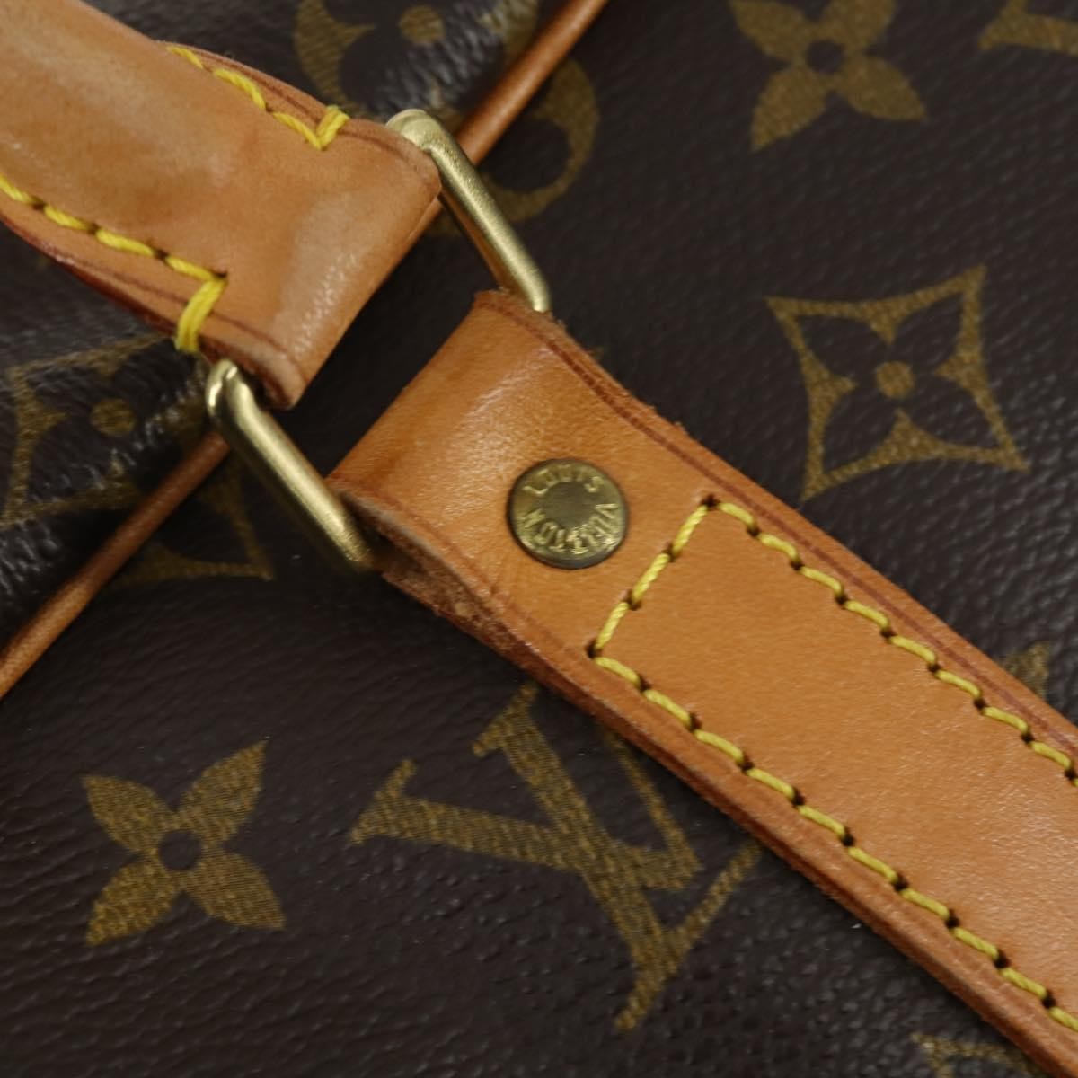 Louis Vuitton Sirius Handbag Monogram Canvas Brown Canvas Travel Bag Bag (Pre-Owned)