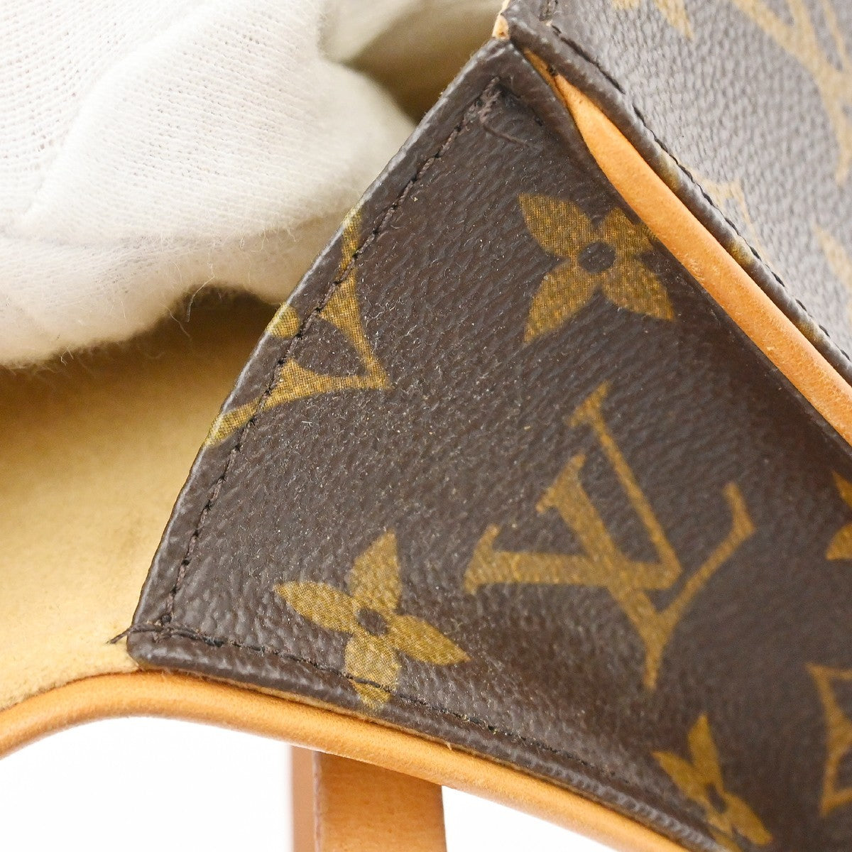 Louis Vuitton Florentine Waist Bag Monogram Canvas Brown Canvas Clutche & Pouche Bag (Pre-Owned)