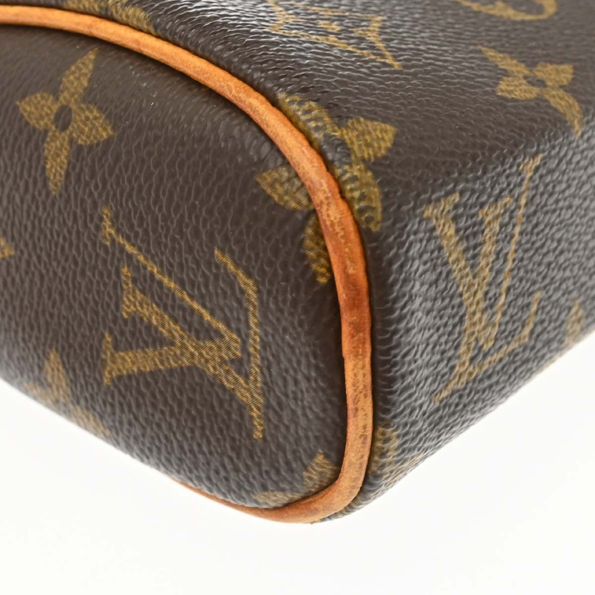 Louis Vuitton Sonatine Handbag Monogram Canvas Brown Canvas Handbag (Pre-Owned)