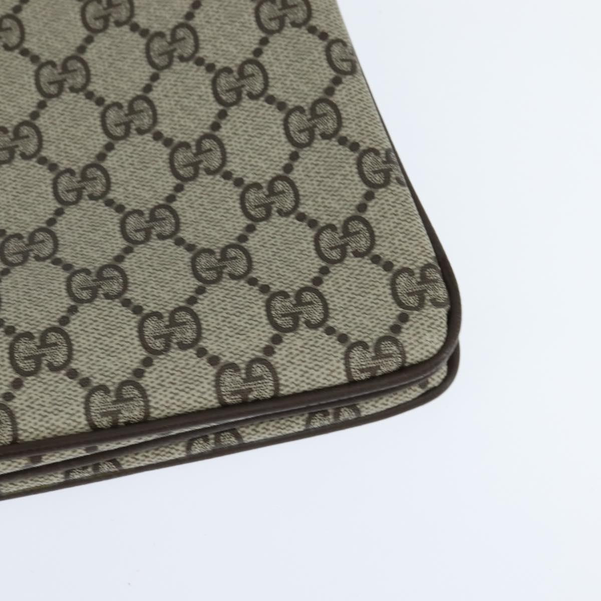 Gucci Ophidia Zip Shoulder Bag Gg Coated Canvas Beige Canvas Shoulder Bag Bag (Pre-Owned)
