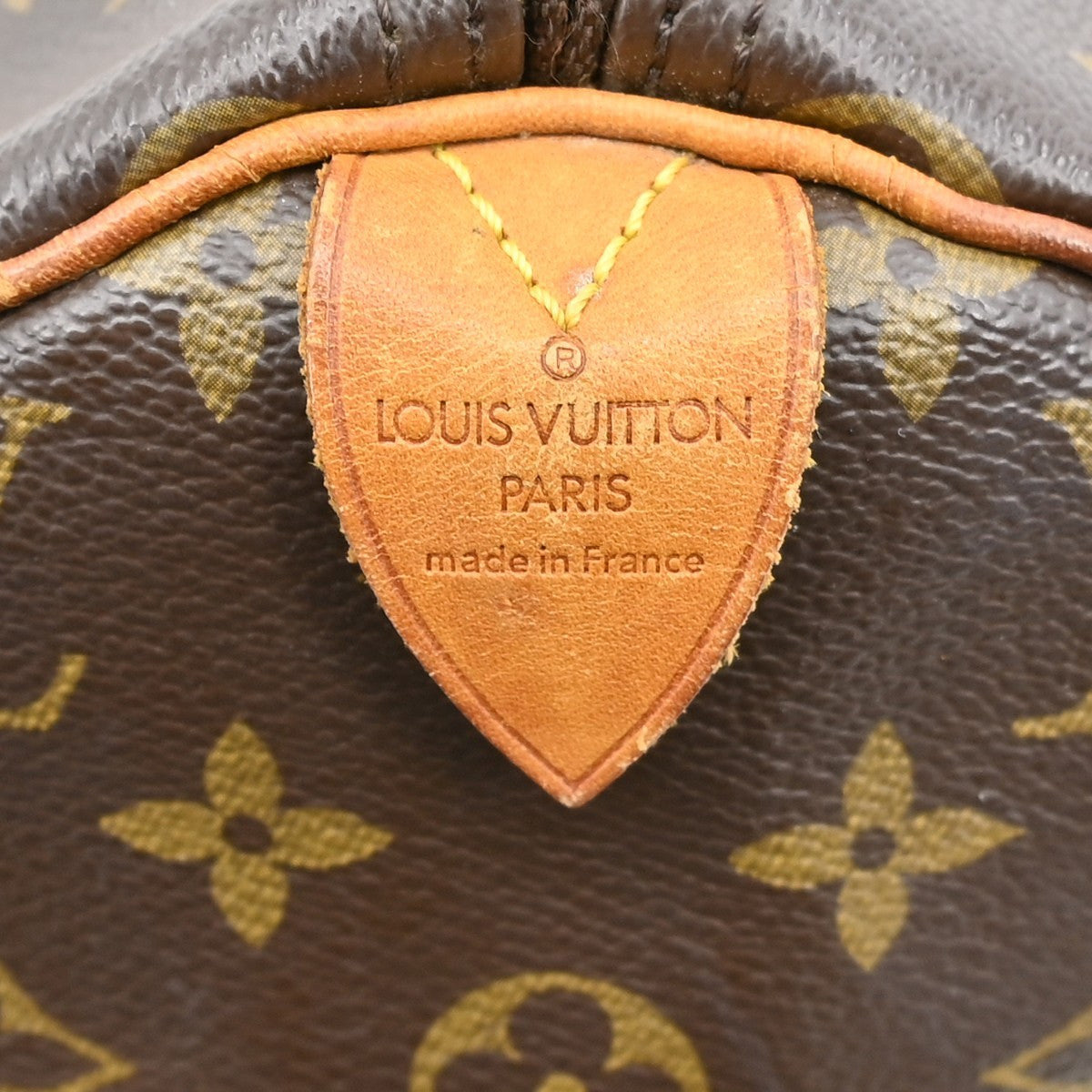 Louis Vuitton Speedy Handbag Monogram Canvas Brown Canvas Handbag (Pre-Owned)